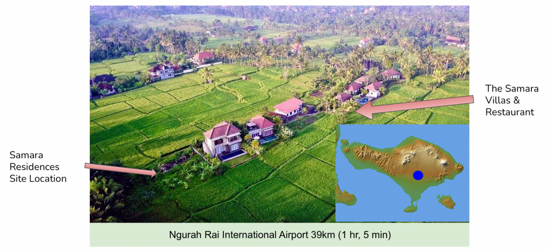 location outside of Ubud